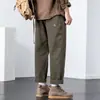 Calça Casual Masculina Solta Tendência Marca Primavera e Outono Nova Calça Coil Calça Reta Americana Calça Masculina de Verão 2023