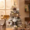 Mini Árvore de Natal com Luzes 2026 Nova Decoração de Natal Ornamento de Mesa Casa Estilo Ins Conjunto de Árvore de Natal