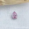 Pendientes Grandes de Aleación de Titanio Astmf-136 Forma de Gota de Agua Titanio G23 Rosca Interna Pendientes de Circonita Piercing Joyería para Piercing Cabeza