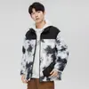 Marca de Invierno de Moda Estilo Montaña Chaqueta de Plumas para Hombre Corta Combinación de Colores Doble Apertura Pluma de Pato Blanca Engrosada Cálida Superior Ropa para Hombre
