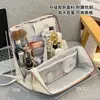 ¡Bolsa de Cosméticos con Partición Vertical! Bolsa de cepillo de almacenamiento portátil multifuncional para viajes y viajes de negocios, neceser de gran capacidad