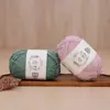 Xuefei Er Su Xin Sha No. Hilo de algodón hueco redondo de 2 2 mm, hilo de algodón puro, hilo de algodón para crochet, hilo de tejer hecho a mano para bricolaje