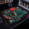 Mouse Pad Gamer Estilo Chinês Qing Sui Ampliado Csgo Borda Espessada com Travamento Mouse Pad para Mesa de Escritório e Jogos Computador Suave Fps