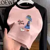 Ropa interior térmica para niñas Otoño/Invierno Niños Forro polar Cálido Color contrastante Manga larga Camiseta Versátil Cuello redondo Casual Prenda interior