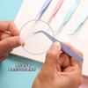 Estudante DIY colorido apontado cotovelo clipe Macaron rosa cílios Handmade Pinças de aço inoxidável