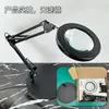 Lupa LED Lâmpada de Leitura com Proteção para os Olhos, Lupa de Mesa para Soldagem Eletrônica e Inspeção, Manicure, Trabalhos de Reparo