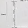 Dobradiça Acrílica Transparente Forte Dobradiça de Plexiglass Cristal PMMA Dobrável Flip-Turning Folhas Soltas Não Podem Ser Esmagadas