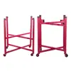 Soporte de Batería, Soporte Grande para Batería, Soporte Plegable para Batería Infantil con Ruedas Universales, Soporte de Batería de Instrumento Musical de Hierro Forjado, Soporte para Tambor de Guerra, Soporte Majestuoso para Gong y Batería