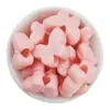 20*27mm Acrílico Color Sólido Mariposa Cuentas de Agujero Grande Materiales Hechos a Mano Cuentas de Agujero Vertical Cuentas Sueltas Accesorios para Joyería DIY