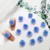 Accesorios para uñas con diseño de rosa del mismo estilo de Little Red Book, accesorios para uñas tallados a mano que combinan con todo, decoraciones luminosas para uñas