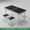 Mesa Plegable para Montaje de Puesto Exterior, Uso Comercial, Mesa de Comedor Rectangular Portátil, Mesa Plegable para Decoración y Ceremonias de Inauguración
