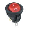 Interruptor Eléctrico Kcd1 con Forma de Barco de Tres Patas y Dos Velocidades con Luz en la Parte Superior, Impresión Oi Kc de Balancín Rojo Certificado Eléctrico Coreano