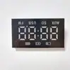 Suministro Directo de Fábrica Reloj de 4 Dígitos Tubo Digital LED Fila Única 7 Pines Alto Brillo Luz Amarilla Pantalla Digital de Potencia 4626
