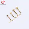 Mini barra en L nueva de acero inoxidable Pengjie con piercing de bola para joyería