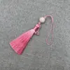 Xiangfei 8B-7 Loto Tallado Doble Borla Colgante Borla Traje Antiguo Dinastía Han Solapa Prensada Escalón Prohibido Estilo Antiguo Ropa con Espalda de Nube Accesorios