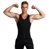 Roupa de sauna masculina europeia e americana colete modelador de barriga colete esportivo colete corsário transfronteiriço collant de neoprene corsário