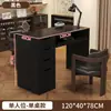 Banco de trabajo de manicura especializado retro engrosado de doble capa para salones de uñas, mesa de manicura multifuncional de almacenamiento para una o dos personas