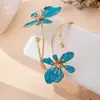 Suministro Transfronterizo Europeo y Americano Moda Elegante Pulsera de Flores Brazalete Abierto Ajustable Joyería para Mujer