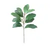 Flor Artificial Fanxin Ramo Único Folhas de PVC Realistas Decoração Interna de Alto Padrão Flor Artificial Planta Verde