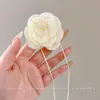 2026 Nuevo Estilo Flor de Rosa Francesa Collar con Corbata para Mujer Gargantilla Cadena para Clavícula Accesorios