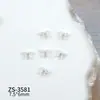 Abalorios para Uñas Franceses Perla Moño Súper Brillante Moño Tridimensional Lazo de Moño Decoración para Uñas
