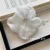 Goma para el pelo de Intestino Grueso Grande con Volantes Estilo Suave Linda Cuerda para el Pelo de Intestino Grueso Sencilla Esponjosa Pequeña Fresca Cuerda para el Pelo Cuerda para la Cabeza