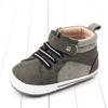 0-1 anos de idade primavera e outono novo sapatos de bebê masculino bebê macio fundo antiderrapante mid- alto top casual sapatos de criança atacado 2265