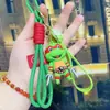 Terceira Geração Tartarugas Ninja Desenho Animado Chaveiro Pingente de Casal Celebridade da Internet Boneca Exquisita Chaveiro Pingente de Bolsa Venda por Atacado