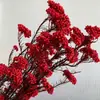 Flores Eternas en Tonos Rojos, Decoraciones de Año Nuevo, Kits de Material para Ramos, Decoración para el Hogar con Ambiente, Arreglos de Boda, Accesorios de Fuegos Artificiales y Decoraciones de Conjunto
