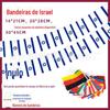 Israel string flag Israel pendurando bandeira bar decoração Israel puxar bandeira Israel pendurando bandeira Israel bandeira Rael