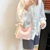 Bolso Pequeño Cuadrado Estilo Dulce al por Mayor para Mujer Otoño 2025 Nuevo Bolso de Hombro Cuadros con Lazo Versátil Bolso de Axila