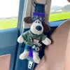 Ornamentos de Cachorro de Pelúcia para Carro Alça de Cinto de Segurança para Carro Almofada de Ombro Boneco de Piloto Boneca de Presente Boneca Atacado Moda