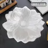 Mantel Individual Flor de Loto PVC Aislamiento Térmico Hotel Uso Doméstico Plato para Comida Occidental Estilo Ins Mantel de Mesa Mantel para Tazón Mantel Decorativo