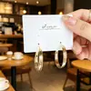Brincos de Pérola Geométricos com Pino de Prata 925 para Mulheres, Brincos de Franja Modernos, Brincos de Luxo, Brincos Elegantes Retrô Venda por Atacado
