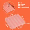 Caja de plástico transparente de 5 compartimentos para equipo de pesca con señuelos, caja de plástico para tornillos y piezas, caja de almacenamiento para cuentas y perlas para manualidades
