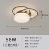 Luz de sala de estar luz de lujo alto nivel estilo minimalista italiano nórdico lámpara de techo redonda dormitorio estudio lámparas y linternas de Zhongshan
