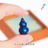 Misma Tienda Vieja Puzuo Mismo Estilo Oro Arena Accesorios DIY Siete Calabazas Colgante Collar Color Esmalte Fulu Cadena Versátil para Suéter