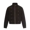Hebilla de Avión de Diseño Vintage Chaqueta de Trabajo Desgastada para Hombres y Mujeres, Chaqueta Corta Ancha Lavada Nueva para la Primavera de 2026