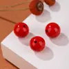 Cuentas Redondas de Arena Roja Cinabrio Pulsera al por Mayor Cuentas Accesorios de Juego Wen Cuentas Semiacabadas Accesorios para Joyería DIY