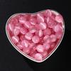 Accesorios para pulseras de cuentas hechas a mano, piedra natural cruda, cristal rosa, cuentas redondas de ópalo blanco, cuentas dispersas.