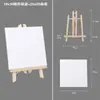 Mini caballete de escritorio trípode de madera soporte de exhibición plegable pequeño marco para pintura al óleo arte infantil tablero de dibujo pequeño