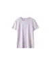 Camiseta Nuomi Básica de Lyocell com Gola Redonda e Manga Curta para Mulheres 2026 Verão Novo Estilo Caimento Simples e Top Refrescante