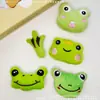 Patas de Rana Verdes de Dibujos Animados Felpa Funda para Teléfono Móvil Accesorios para el Cabello Lindo Tela Rellena de Algodón Accesorios de Vestimenta