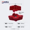 Accesorios de Perilla de Válvula de Control para Distribuidor de Agua de Calefacción por Suelo Válvula de Control de Calefacción Manija Giratoria Válvula de Bola Geotérmica Válvula de Ángulo para Calefacción de Agua