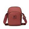 Bolsa para Teléfono Cruzada para Mujer 2026 Nueva Mini Bolsa Pequeña Bolsa de Tela de Nylon Ligera Tendencia Versátil Bolso Cruzado Vertical Pequeño