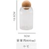 Frasco de Bola Personalizado Tapa de Corcho Frasco de Almacenamiento Sellado de Vidrio Frasco de Almacenamiento para Granos y Condimentos Botella de Almacenamiento para Granos de Café Frasco de Muestra