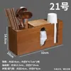 Tubo para Palillos Restaurante Comercial Se Puede Personalizar con Logo Multifuncional Restaurante de Hot Pot Tubo de Bambú Tubo para Palillos Tubo para Cucharas Cubo para Palillos Canasta para Palillos Jaula
