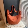 Moda Casual de Estilo Japonés Bolso Bandolera Simple de Lona para Estudiantes Universitarias que Viajan al Trabajo Bolso Dumpling de Gran Capacidad