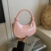 Bolso Pequeño para Mujer 2025 Nuevo Estilo Coreano Simple Moda Combinable Axila Hombro Bandolera Bolso de Cadena Baguette para Mujer Trendy