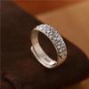 Anillo de Nube Auspiciosa Estilo Étnico Plata Tailandesa Retro para Hombres y Mujeres con Abertura Abierta y Ajustable Estilo Chino Artesanía Antigua Anillo para Dedo Índice